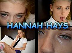 What if your cute 18-year-old student Hannah Hays posed in uniform for POV sucking?