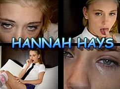 What if your cute 18-year-old student Hannah Hays posed in uniform for POV sucking?