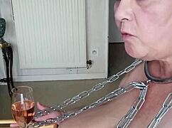 Chienne Marie Bound and Submitted to Maître Emmanuel in Dirty Outdoor Play