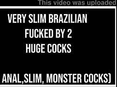 Who can handle karina rose's slim body taking dp anal from 2 huge bbc monster cocks?