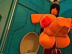 milf shows big tits and ass at nudist beach voyeur style