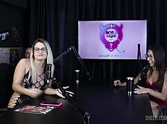 luciana picchi's wild bora cast compilations part 4 with bruna carlos and matheus caetano on sheer red