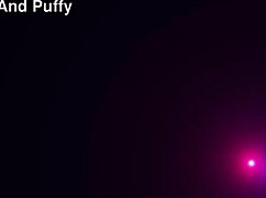 Busty blonde rams blue dildo deep into swollen pussy