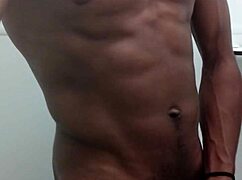 a university girl sneaks into the bathroom for a private moment late at night