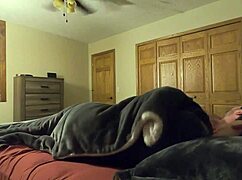 Stepdaughter Visits Stepdaddy in Bed for Late-Night Comfort