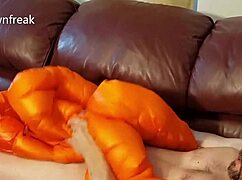 Hey, wanna hump leather sofa while stroking jacket?