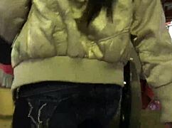 ever wonder whats under that jacket and boots on the crowded train