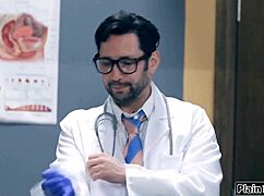 Busty Milf's Pussy Fisted Hard By Doctor Before Creampie Impregnation
