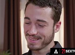zlata shine's tits bounce as she chokes on cock before anal cum bath... so intense