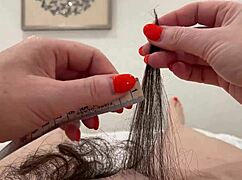 Sophie James' hidden anal ride unleashes squirting orgasms on oiled fuck doll