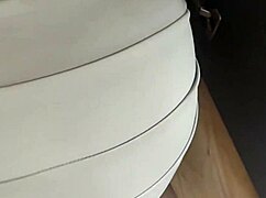 Latina stepmom stuck in washer begs stepson to pound her big tits doggystyle!