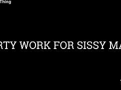 The Sissy Maid Endures Filthy Tasks Licking Sniffing Sucking Thoroughly Clean