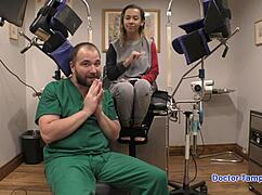 dr tampa meets kalani luana for backstage latex slave blowjob