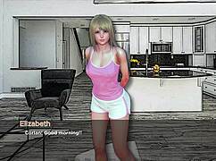 Chubby blonde craves overstuffed blackout ending with black stud