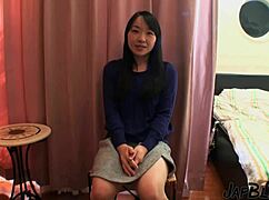 japanese stepmom takes risky creampie fuck from teen without condom