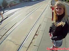 i can't believe this real 18+ teen got picked up fucked doggystyle outdoors on hidden spycam