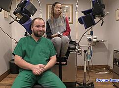 dr tampa meets kalani luana for backstage latex slave blowjob