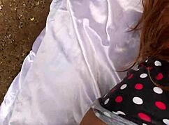 Cheating dad creampies stepdaughter's tight pussy full vid on red with sheer sex toy