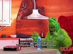 sexy latina lula gets fucked quickie by grinch on christmas