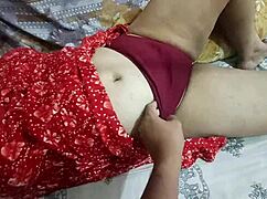 Desi Girl's Milky Boobs Pressed and White Ass Flashed