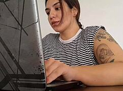 Carla blasts massive farts right while working her shift
