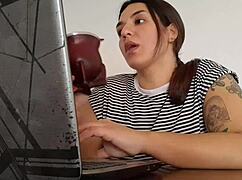 Carla blasts massive farts right while working her shift