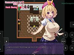 brave princess milia ruined by harsh emulation glitch
