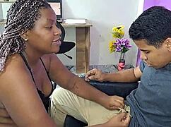 My boss's thick cock has me drooling to suck it all day 😈👅