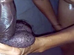cornudo loves watching wife bathe then fucked doggystyle by monster black cock