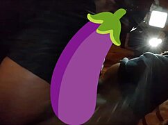 big booty brown skin bbw curvy girl with fat ass deepthroats big black cock spits sloppy talks dirty and makes him cum pov