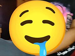 big booty brown skin bbw curvy girl with fat ass deepthroats big black cock spits sloppy talks dirty and makes him cum pov