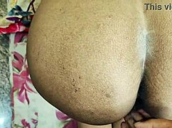marwadi bhabhi takes hard doggystyle pounding creamy pussy close-up creampie