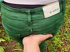 i'm lovin this early mornin fuck with my bf in the jungle but damn his cock feels huge... ugh