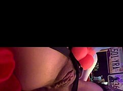 close-up anal pussy self-fuck with toys gaping wide