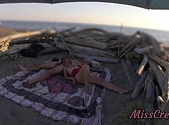 Yo step-dad, your hands groping my pussy at nudist beach got everyone staring part 2