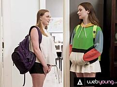 Naturally Stacked Babes Hazel Moore Samantha Reigns Face Sit Lick Pussy After Classroom Exam