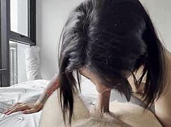 wanna see my co-worker slurp my cock until i explode cum down her greedy throat?