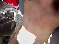 Young Hooker Fucked Naked Public While Boyfriend Calls