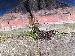 BOLD PUBLIC JEANS SOAKING WET PEE OUTDOOR DESPERATION EXPLOSION
