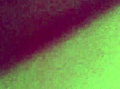 Retro whore kneels sucking hard cock in blue film closeup
