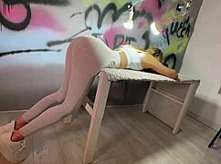 i fart in tight leggings then strip naked for camera virgin sporty teen ass