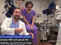 behind the scenes at chicago pd's secret spot nurse jackie banes spreads in latex gloves