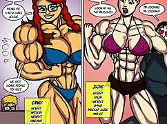 Zoie Challenges Emily To Intense Female Muscle Growth Showdown