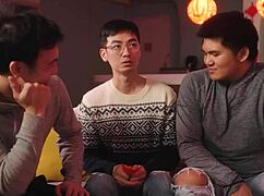 Why join this chinese new year orgy with bent over big ass models getting licked?