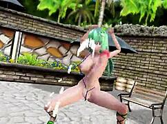 Sanae Futanari Shakes Her Cock In Wild Erotic Dance Frenzy!