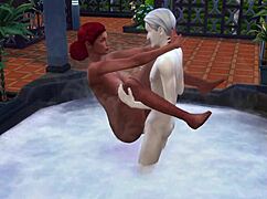 rough redhead sex in the jacuzzi bath... you ready for this??