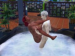 rough redhead sex in the jacuzzi bath... you ready for this??
