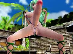 Sanae Futanari Shakes Her Cock In Wild Erotic Dance Frenzy!