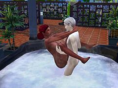 rough redhead sex in the jacuzzi bath... you ready for this??