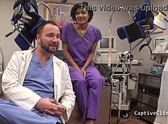 behind the scenes at chicago pd's secret spot nurse jackie banes spreads in latex gloves